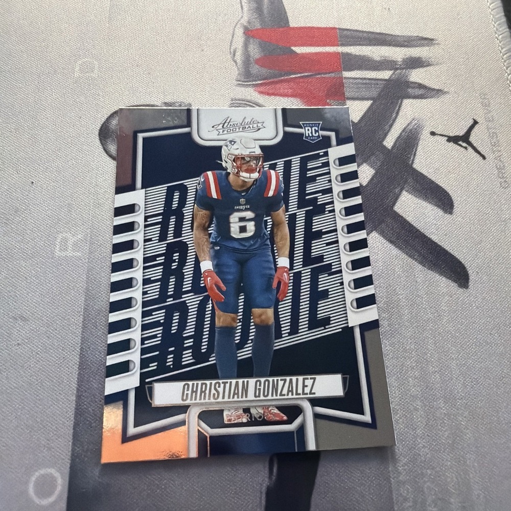 2023 Panini Absolute Christian Gonzalez #153 RC Rookie New England Patriots